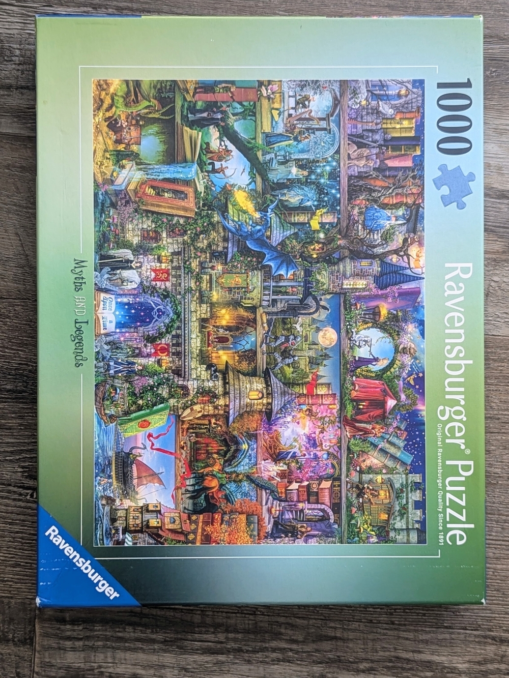 Ravensburger "Myths and Legends" 1000 Piece Jigsaw Puzzle Fantasy Castle